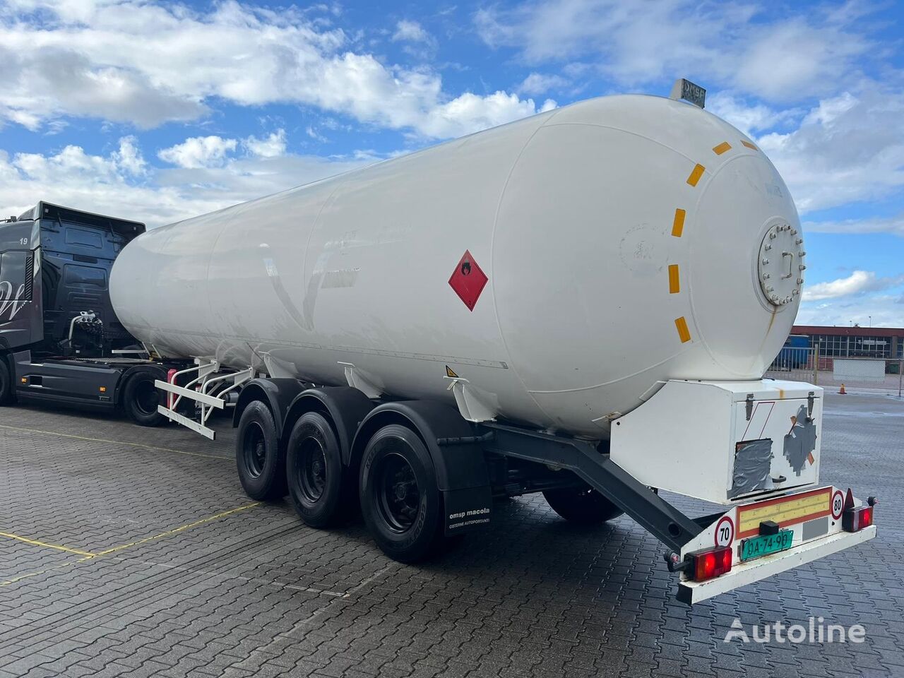 citerne de gaz OMSP MACOLA LPG/GPL/GAS/GAZ 27BAR 56.000LTR